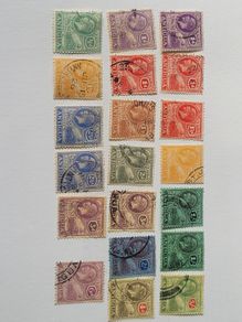 20 x George V Antigua stamps - very fine condition