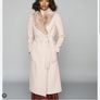 Reiss Long Wool Coat - Removable Faux Fur Collar - UK 10 BNWT RRP 475 Image 3