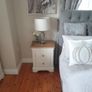 Crystal Glass & Chrome Table lamps x 2 "Very heavy" Image 3