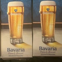 bavaria beer pint glasses