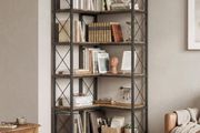 5-Tier L-Shaped Corner Bookshelf