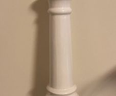 White lamp base