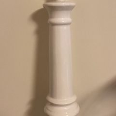 White lamp base