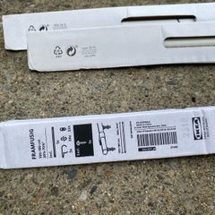 3 curtain rod single rail ikea framfusig