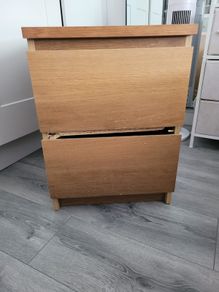 2 ikea bedside lockers