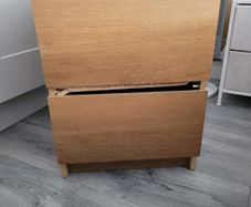 2 ikea bedside lockers