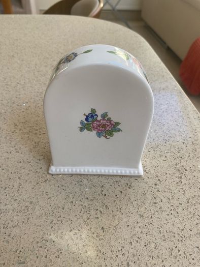 Aynsley Pembroke Fine Bone China Mantle Clock