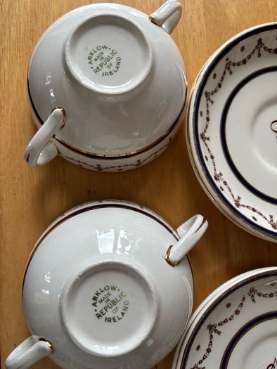 Arklow pottery soup 22 set