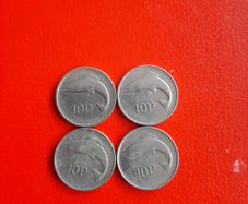 4 Irish 10p in Sequence 1993/4/5/6