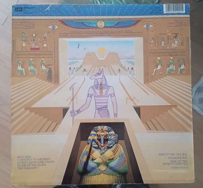 Iron Maiden/Powerslave/1984/LP Vinyl/EMI Records/POWER 1