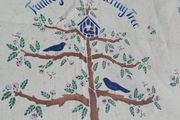 Family tree fabric, Vintage Memory Lane