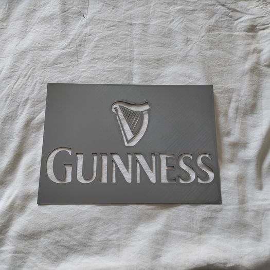 Guinness Logo Stencil Reusable Template for Paint Wood Walls Crafts