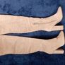 Beige Suede Thigh high boots Pretty Little Thing Size 4 Image 2