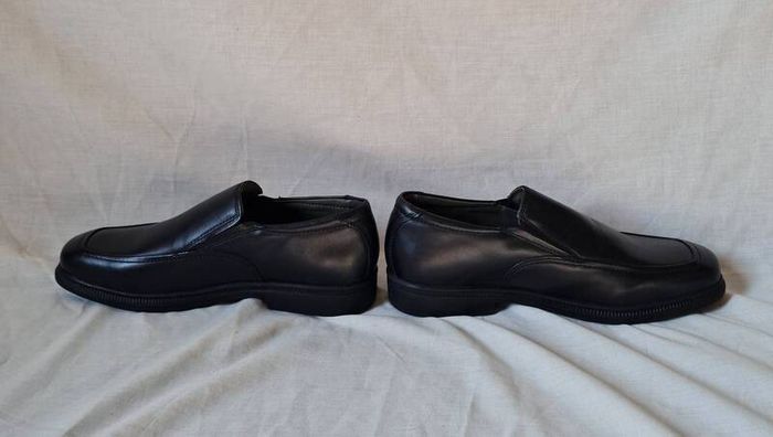 Geox brandolf slip on loafers Size 6 eu 39 Black leather Brand new