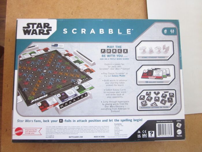 Star Wars Scrabble Board Game