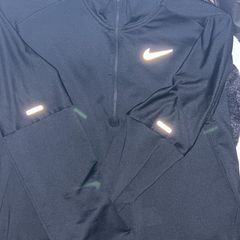 Nike Dri-FIT Pacer Half Zip Running Top Medium Reflective Black