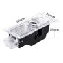 LED Car Door Welcome Courtesy Lamp Projector Light For BMW 50th F12 F13 F30 E60 E65 E66 E67 F18 E63 F01 F02 X1 X3 4 5 6 7 Serie Image 5