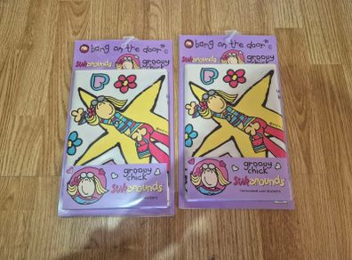 2 Groovy Chick Wall Stickers