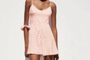 Zara banana print romper
