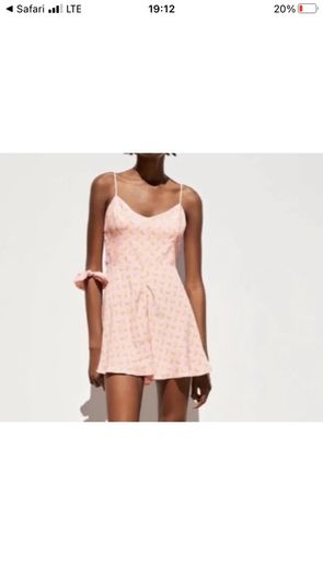 Zara banana print romper