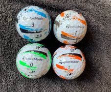 Colored Speedsoft Taylormade Golf balls (4)