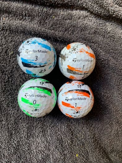 Colored Speedsoft Taylormade Golf balls (4)