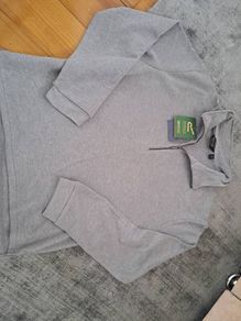 Regatta Zip grey top XL new