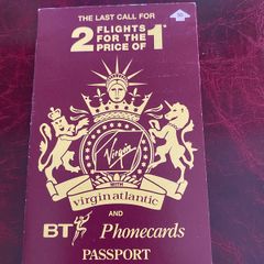 BT Call card in folder