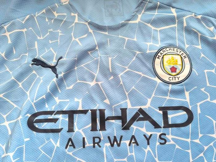 2020/21 Manchester City Puma Home Jersey Size XL Adults