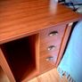 Cherrywood style Office Desk with Detachable Top Image 3
