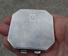 Joseph Gloster Sterling Silver Compact(1940,57grams)