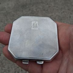 Joseph Gloster Sterling Silver Compact(1940,57grams)