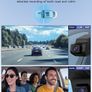 Dash Cam Front and Inside 2.5K+1080P Mini Camera for Cars, Hidden Car Camera Front and Interior, Super Night Vision, 4 IR LEDs, G-Sensor, 24H Parking Mode, Loop Recording, With 32GB Card, Dark Image 3