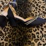 Occasion navy satin shoes - Quiz Image 2