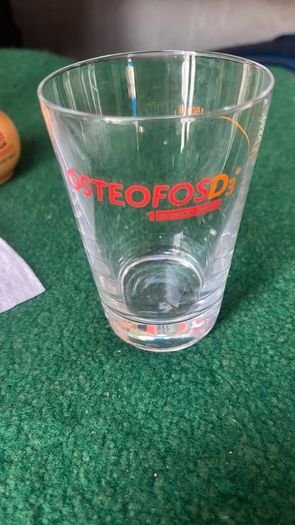 Chemist shop Osteofosd's drinking  Glass
