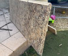 Granite worktop / backsplash