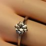 18ct White Gold Vintage Natural 1.5 ct. Diamond Ring Image 3