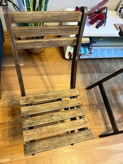 IKEA ASKHOLMEN Outdoor Table and 2 Folding Chairs Set  Good condition