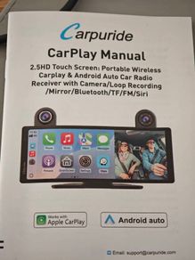 Carpuride Triple 4k Dashcam