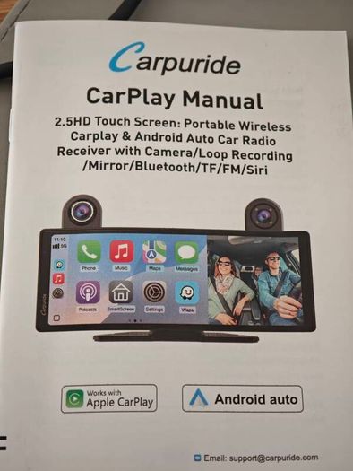 Carpuride Triple 4k Dashcam