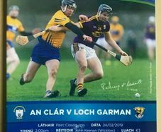 2019 Clare v Wexford - GAA Allianz Hurling League Programme