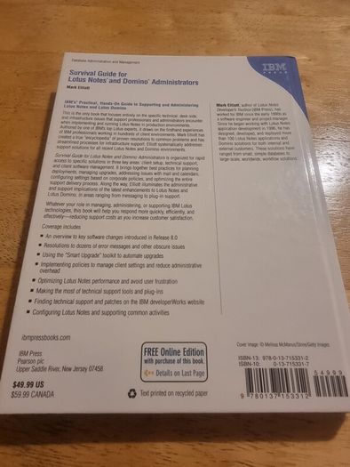 Survival Guide for Lotus Notes and Domino Administrators (Hardcover)
