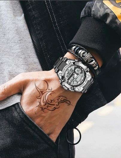BRAND NEW LIGE Digital Men Military Watch 50m Waterproof Wristwatch LED Quartz Clock Sport Watch Male Big Watches Men Relogios Masculino