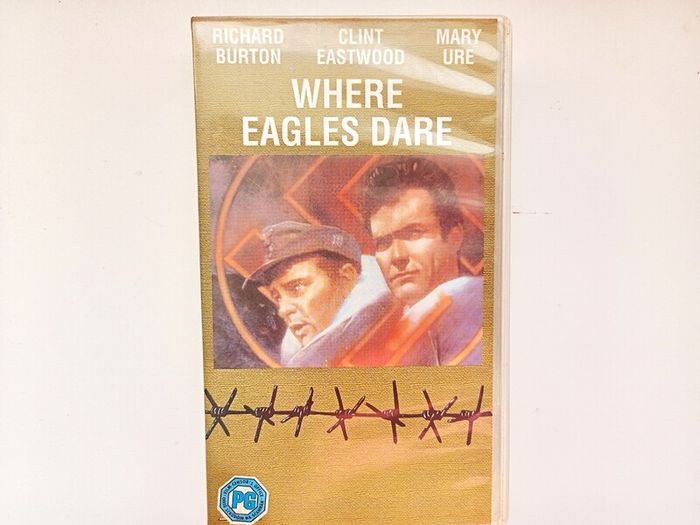 Where Eagles Dare  War Movie  Vhs