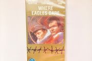 Where Eagles Dare  War Movie  Vhs