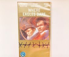 Where Eagles Dare  War Movie  Vhs