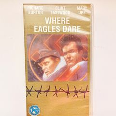 Where Eagles Dare  War Movie  Vhs