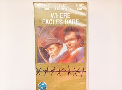 Where Eagles Dare  War Movie  Vhs