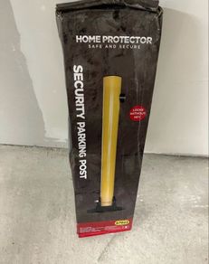 Parking bollard security post driveway