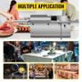 BRAND NEW Commercial Manual Sausage Stuffer Filler Machine W/ 4 Nozzles 5L 11LBS Stainless Steel for Making Sausage Hot Dog Bratwurst Image 8